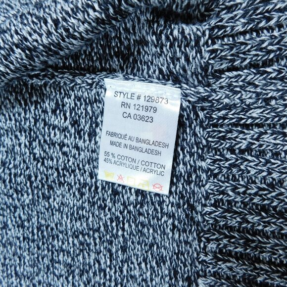 PROJEK RAW Mens XL Marled Full Zip Cardigan Sweater with Pockets - Picture 4 of 5